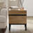 Aadam Modern End Table With 2 Drawers-425061276