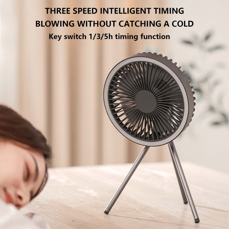 Ventilateur de trépied de bureau extérieur, A