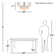Yearby 6 - Light Dimmable Tiered Chandelier