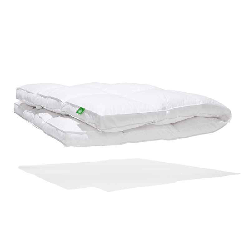 Twin White Down Featherbed Mattress Topper