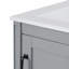 Meuble-lavabo moderne de 20 pouces avec lavabo en céramique durable et rangement spacieux pour les petites salles de bain-117168483