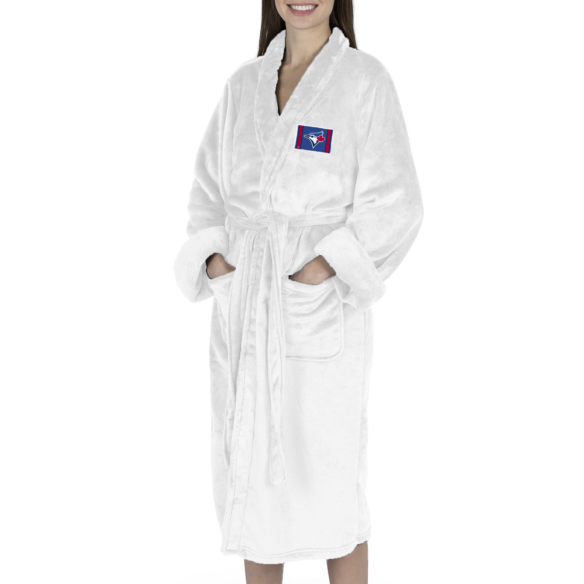 Canora Grey MLB Toronto Blue Jays Tag Silk Touch Robe, Sport Fan ...