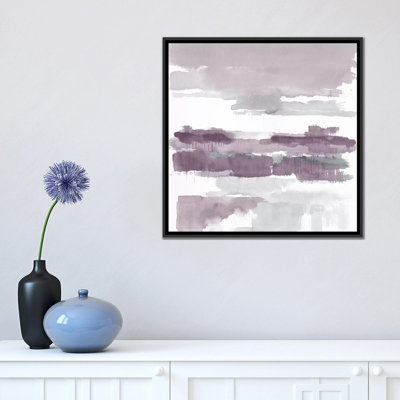 'Amethyst Wetlands' Painting Print on Wrapped Canvas