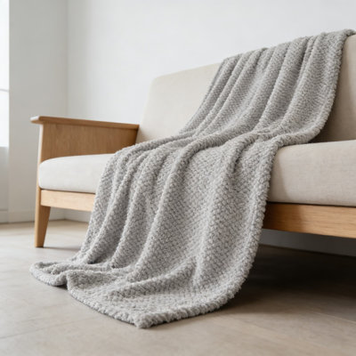 Très grand jeté en molleton pour canapé et lit, couverture en jacquard ultra doux et léger pour toutes les saisons, décoration chaleureuse