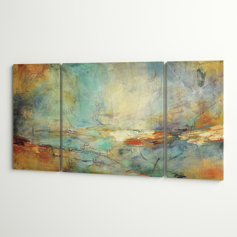 " Eternidad " 3 - Pieces, 40" H x 80" W x 1.5" D