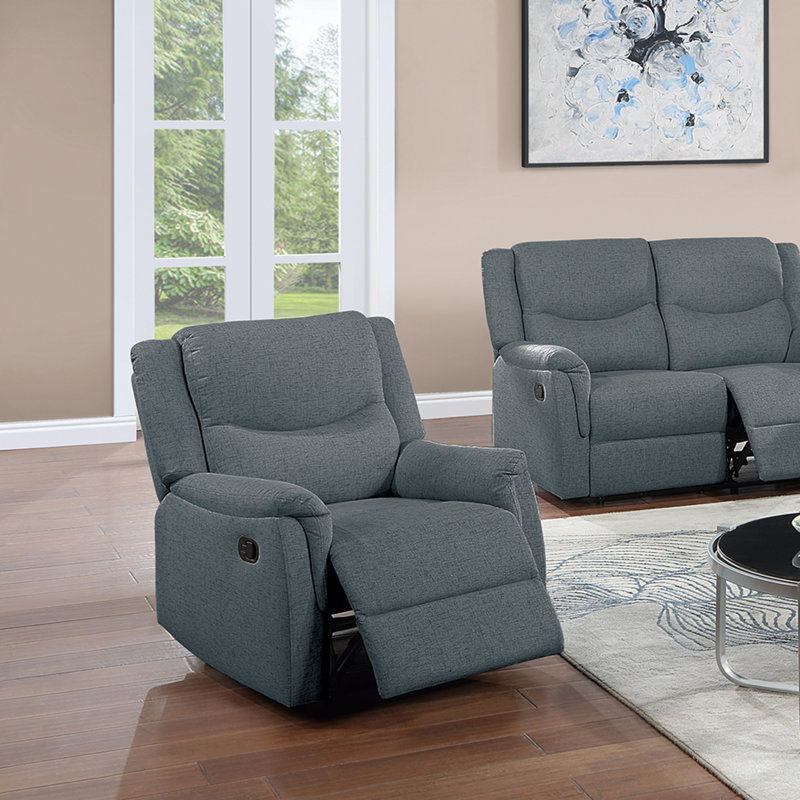 Single Recliner, Dark Gray