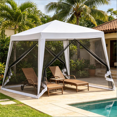 Uv Shade Canopies & Gazebos(must Include Frame), Steel Modern Patio