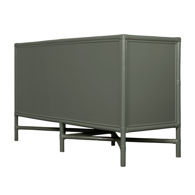 Venice Collection 4 Drawers 54" W Double Dresser, Evergreen