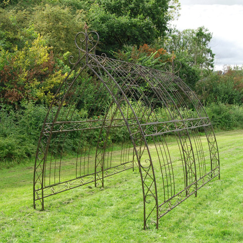 Triangular Tunnel 3m x 2m Steel Pergola