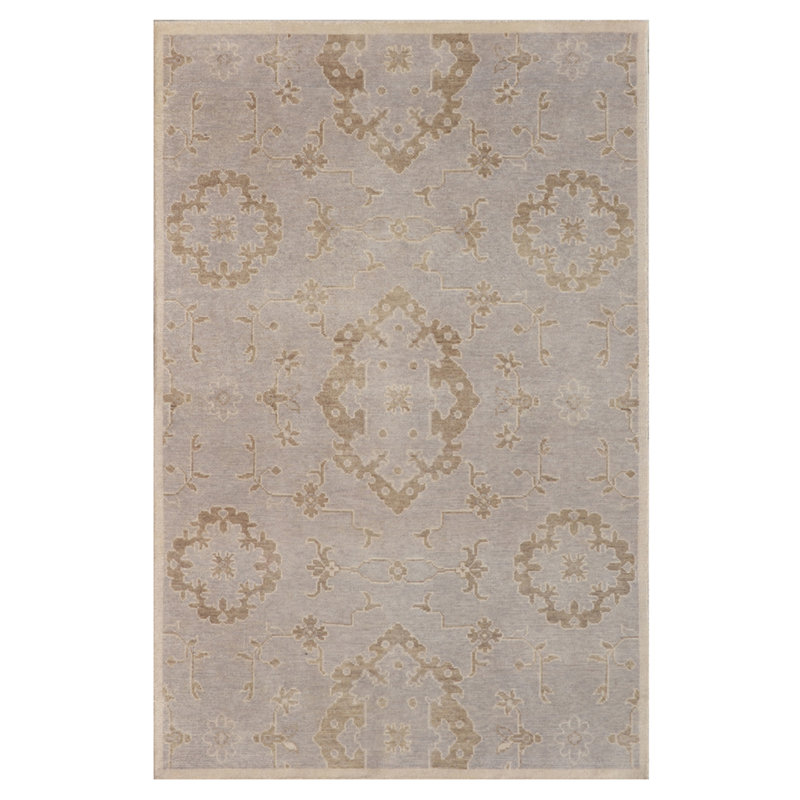 Eden Hand-Knotted Traditional Rug, Rectangle 5' x 7'6"