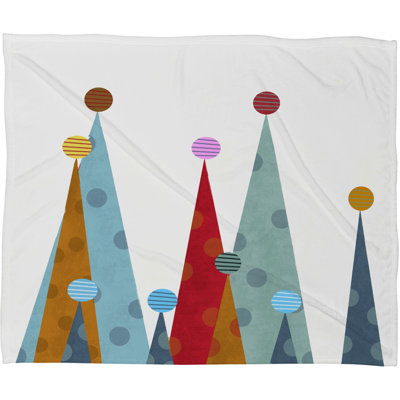 Jeté polaire en peluche winter peaks Brian Buckley