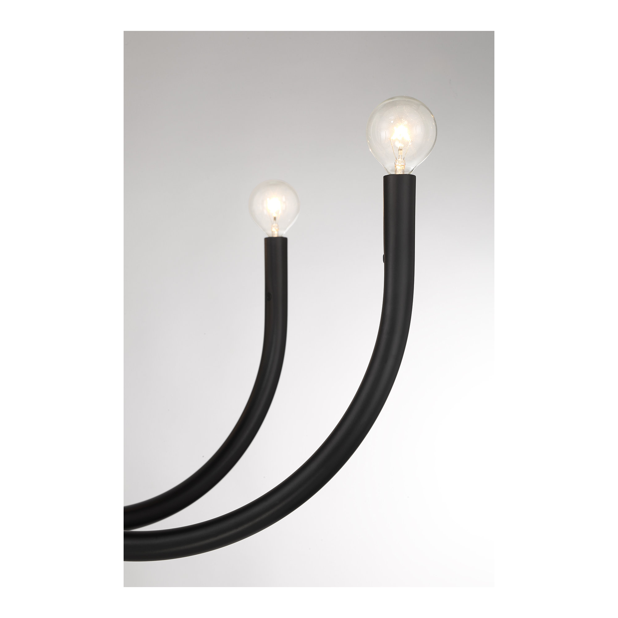 Sorrento 8-Light Chandelier, Black