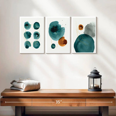 Taches bleu sarcelle Avery