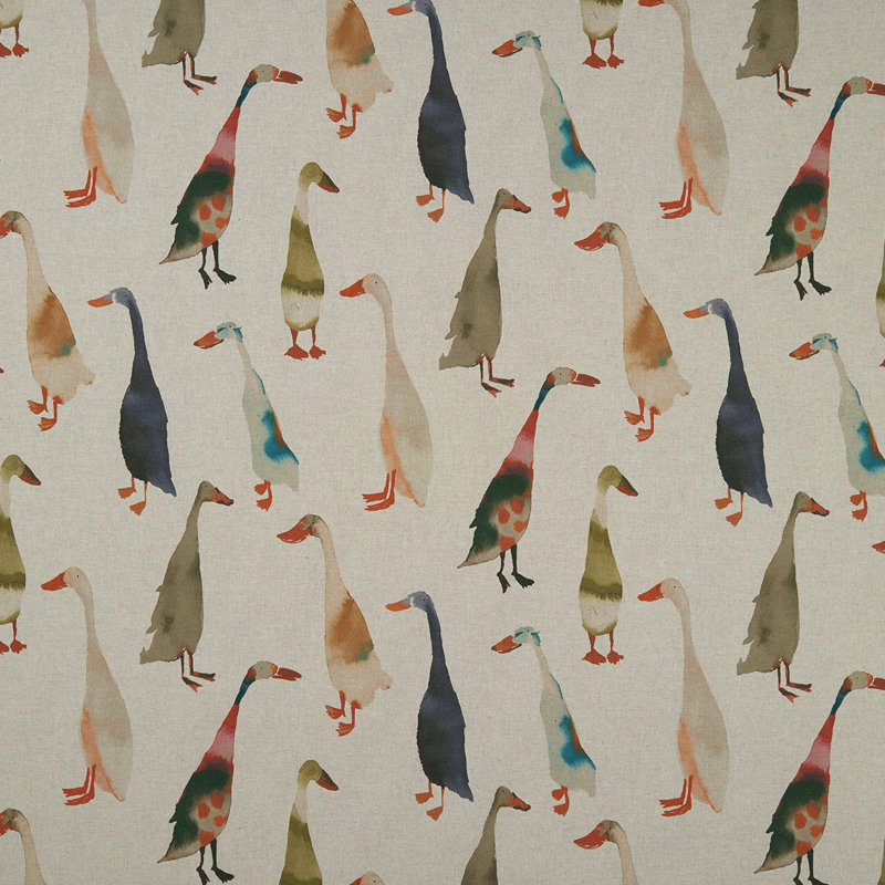 Country Garden Riverside-Linen Fabric