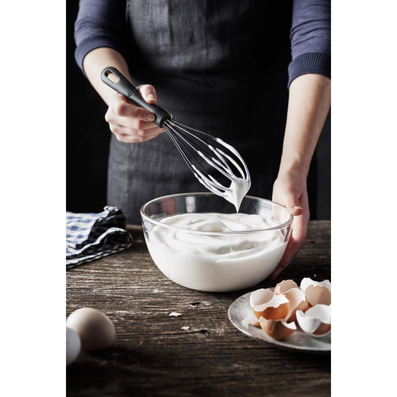Rosso Whisk, 29 cm, Silicone, Black, 7.5" W x 15" L