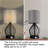 Ellecourt Metal USB Table Lamp