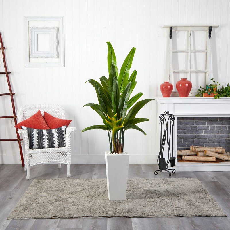 Arbre de palmier artificiel 49" dans un pot de fleurs