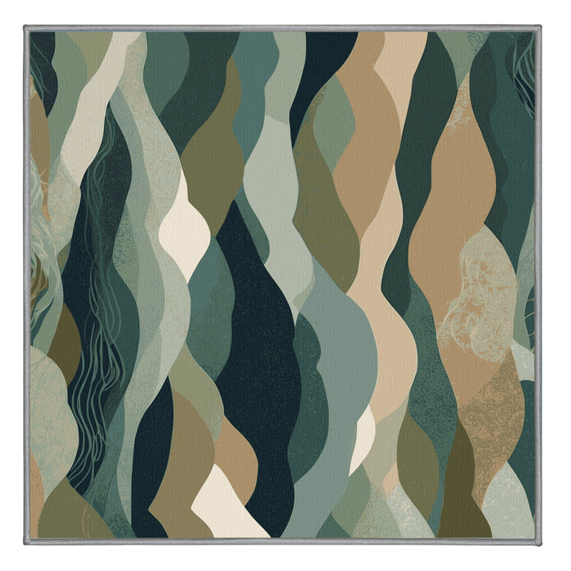 Nebula Serenade Rug, Square 3'