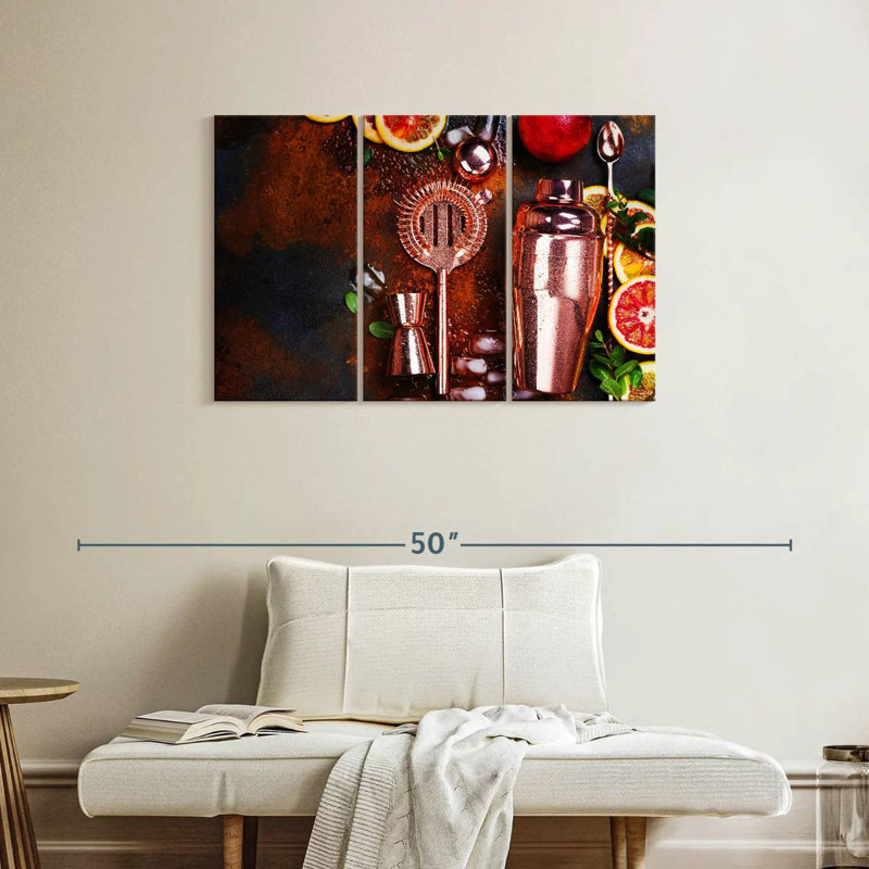 Accessoires de bar Yarlin, H 24 po x l 38 po