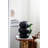 Elegant Ceramic Vase, Anthracite Color, 7.1 x 7.1 x 11.4 Inches | 100% Durable Ceramic, Ideal for Home Décor | Perfect for Fresh Flowers or Decorative Accents, Adds Sophistication to Any Space