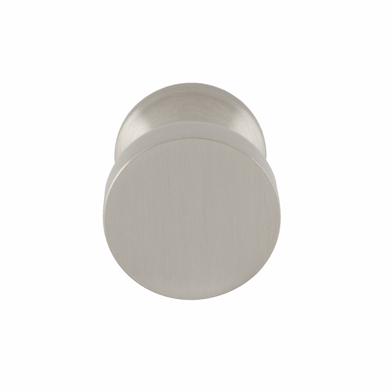 High Desert 1" Satin Nickel Round Knob, Satin Nickel