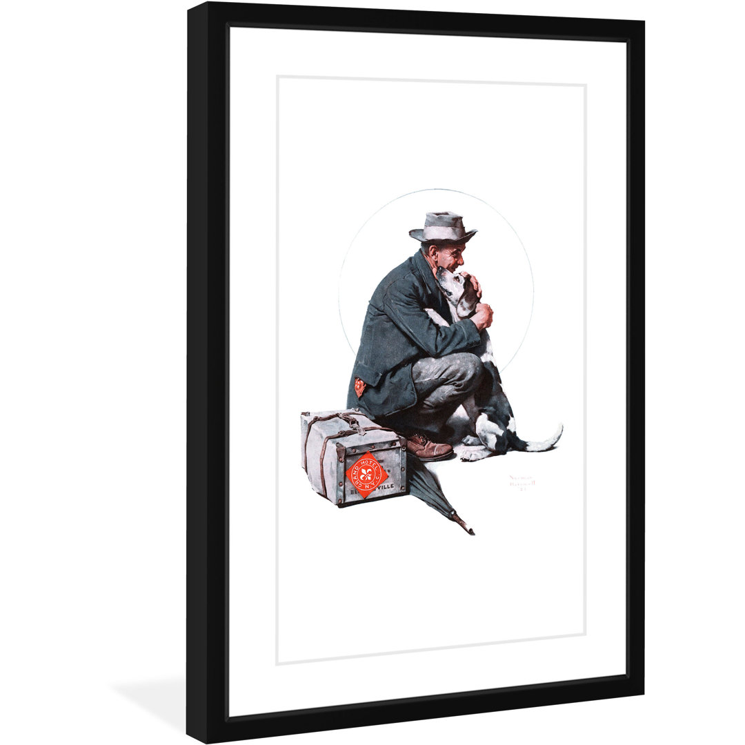 'Pals' by Norman Rockwell Framed Painting Print Vault W Artwork 