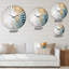 Snejana - Horloge murale peinture abstraite-321476317
