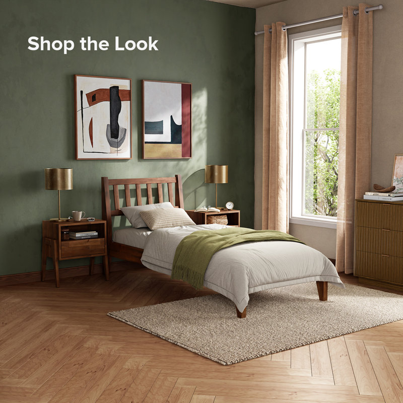 Josse Ted Bed, Walnut, Twin
