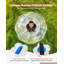 Ensemble de 2 ballons gonflables transparents de 1,5 m (5 pi), parfaits pour les adultes, pour le jardin, le camping, les pique-niques, les parcs, les pelouses et les jeux d'équipe en extérieur. Fabriqués en PVC épais, ces ballons de sumo ont une poignée.
