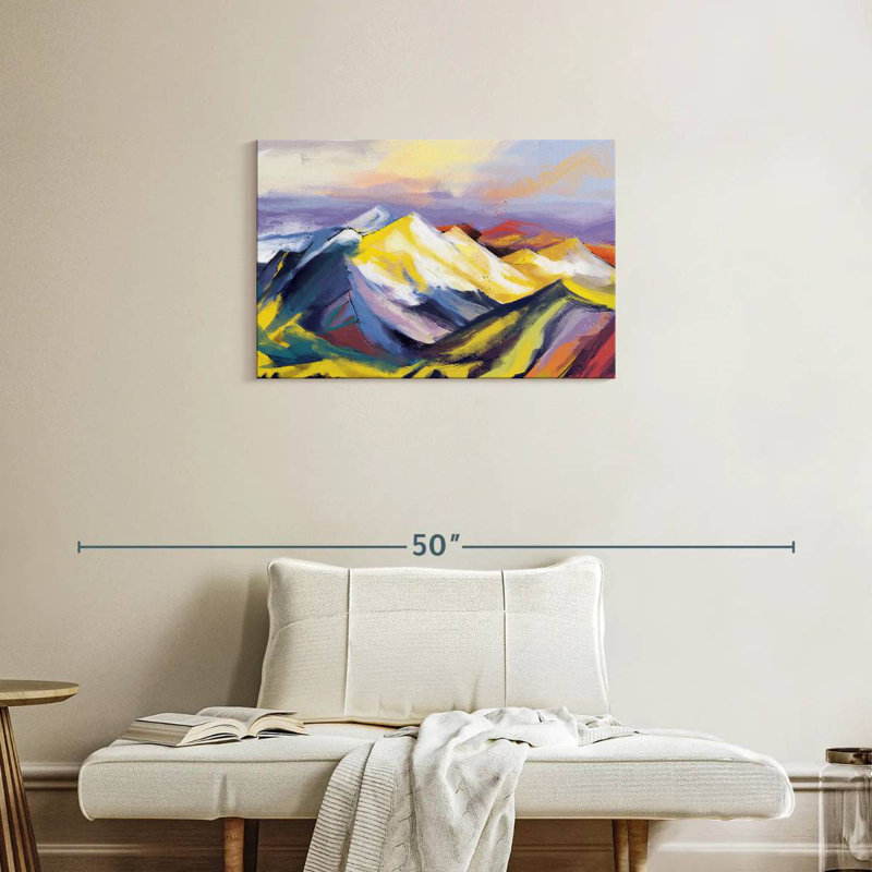 Avery Ridge Abstract Landscape, 20" H x 30" W
