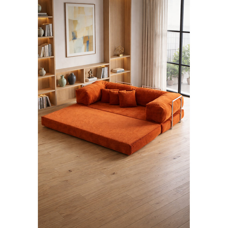 Canapé modulaire en L Terracotta, Terra Cotta