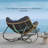 Weixel Wicker Rocking Chair With Cushion And Footrest