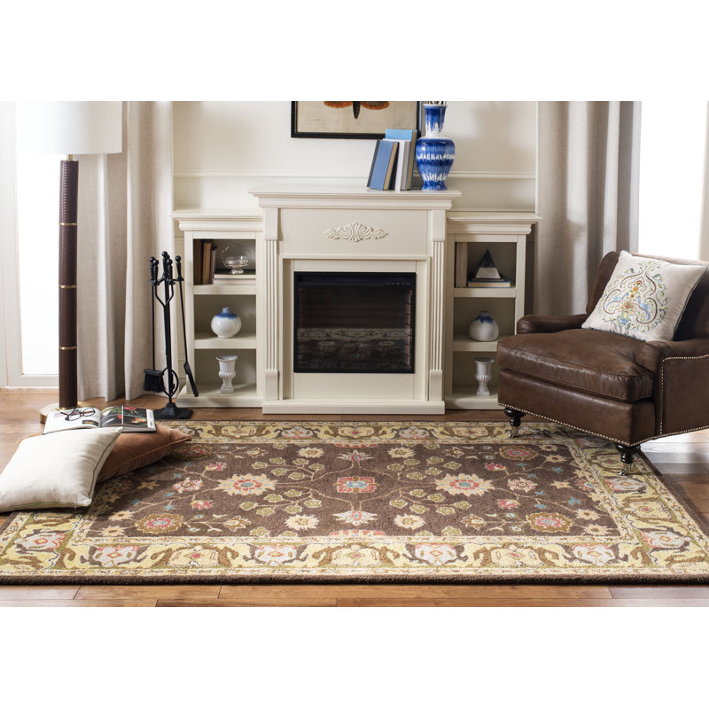 Tingley Hand Tufted Wool Pile Oriental Rug, Rectangle 9' x 12'