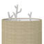 Coral - Lampe de table en résine blanche 28 po - ensemble de 2 - blanc, finition naturelle