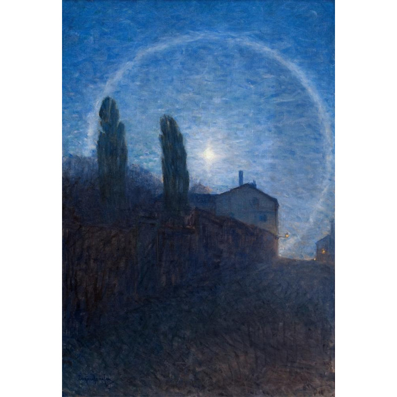 "Lunar Halo" by  Eugène Jansson - Gallery Wrap Canvas Wall Art, 24" H x 17" W