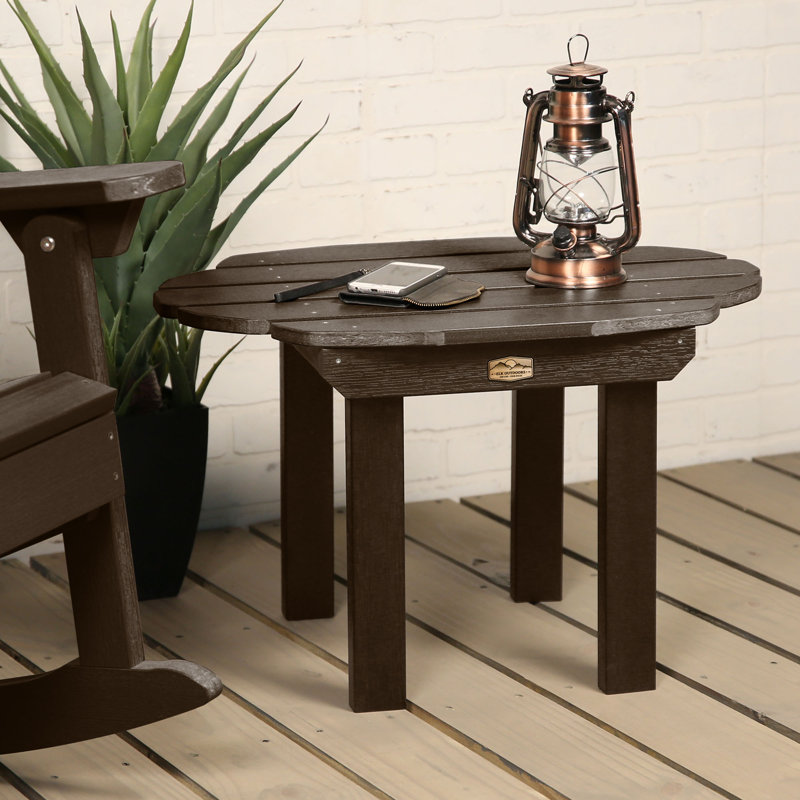 Table d’appoint en plastique Wyona, Canyon