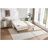 Twin Size Upholstered Daybed with Trundle,USB Port ,Side Pockets,Velvet Daybed with Button on Back and Piping on Waved Shape Arms for Bedroom Guest Room-1281079679