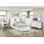 Commode blanche avec 6 tiroirs et meubles de chambre à coucher modernes en bois 1Pc-1444326158