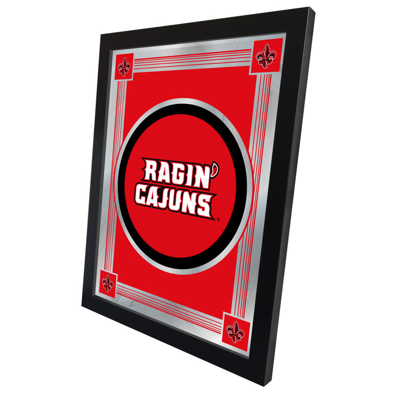 NCAA Logo Mirror, impression encadrée, Louisiane - Lafayette