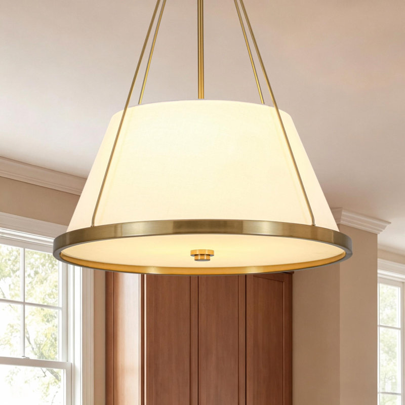 3 - Light Drum Chandeliers Pendants Light