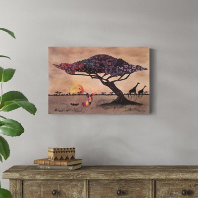 " Plains Of Africa " by Alonzo Saunders Painting Print