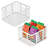 Metal Pantry Basket with Handles - Pantry Storage Baskets for Fruits and Vegetables - Set of 2-110704803-110704805-110704812