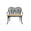 Banc en fonte d'aluminium avec coussin-918961831-918961825