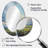Meadow Bold Horizon III - Green Oval Wall Mirror Decor-1111016448