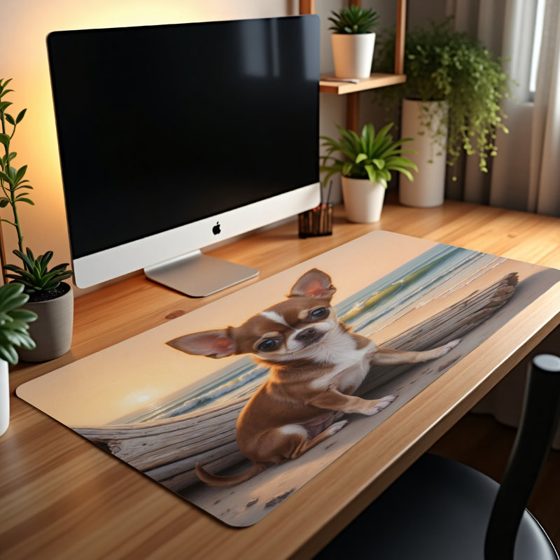 Polyester Desk Pad, 31.5x15.5