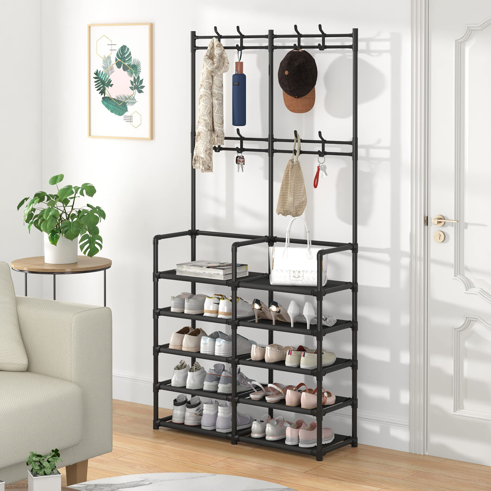 Rebrilliant 5-Tier Entrance Coat Rack - Wayfair Canada