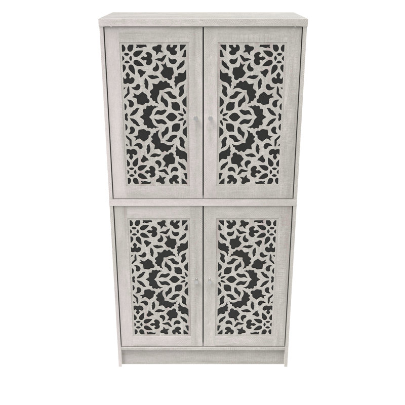 Garde-manger 4 portes Arrastia, Gris