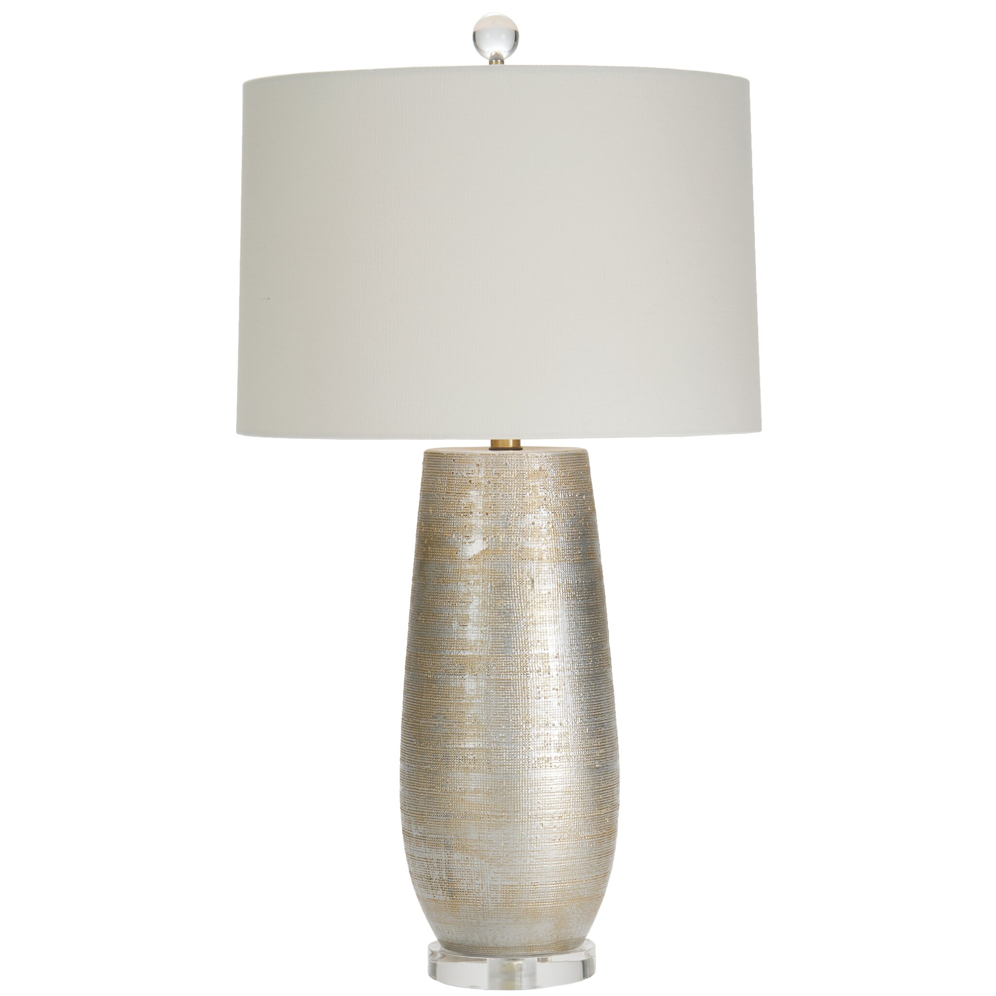 The Natural Light Silver Blanche Table Lamp & Reviews | Perigold