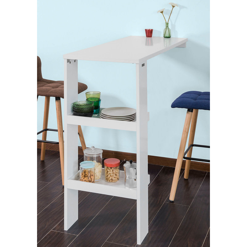 Tholf 120cm Home Bar, White