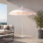 Parasol de patio 9 pi avec système de pivotement à 360 ° à bouton-poussoir, inclinaison de 30 ° (base non incluse)-1434777451